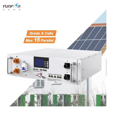 LiFePo4 Rack Mounted Lithium Battery Pack 48V 51.2V 6000 κύκλοι Ζωή συμβατό CAN