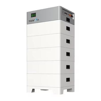 51.2V 300Ah 400Ah Οικιακή μπαταρία ιόντων λιθίου 15KWH στοιβαγμένη μπαταρία στο ένα