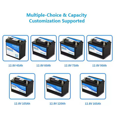 Αυτοκινητοκίνητο Start-Stop Lifepo4 Lithium Battery D2360LT2 Ενσωματωμένο στο BMS 12.8V 60ah 900CCA για οικογενειακά αυτοκίνητα και ελαφρά φορτηγά