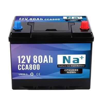 ποιότητας 12V 80Ah Νάτριο Ιόνιο Αρχική μπαταρία 800CCA Bluetooth Ανώτερη ισχύς και αντοχή για εμπορικά θαλάσσια και εκτός δικτύου συστήματα εργοστάσιο