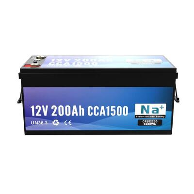ποιότητας 12V 200Ah μπαταρία ιόντων νατρίου 1500CCA Bluetooth Η πιο ισχυρή μπαταρία λιθίου στον κόσμο για βιομηχανικές θαλάσσιες και μεγάλες αποθήκες εργοστάσιο