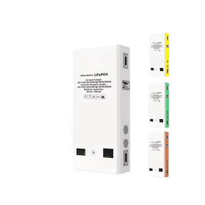 ποιότητας 5.12kWh LiFePO4 All-in-One Ηλιακή μπαταρία με μετατροπέα 51.2V 100Ah Στον τοίχο τοποθετημένη αποθήκευση ενέργειας με παρακολούθηση WiFi εργοστάσιο