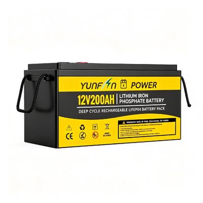 Ποιότητα LiFePO4 βαθύ κύκλο μπαταρία 12.8V 200AH 2560Wh μπαταρία λιθίου σιδήρου φωσφορικού με ενσωματωμένο BMS 5000 κύκλους Drop-in αντικατάσταση για το μόλυβδο οξύ σε RV Ηλιακή Marine UPS Backup Power εργοστάσιο