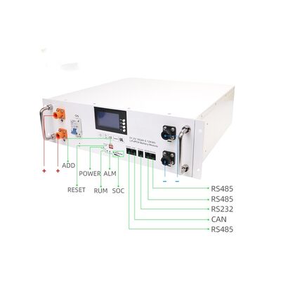 ποιότητας Εταιρεία Yunfan Direct YF51100LP-HES-CT 5.12kWh Rack Mount Lithium Battery 51.2V 100Ah 6000 κύκλοι συμβατό με τους περισσότερους ηλιακούς μετατροπείς OEM ODM εργοστάσιο