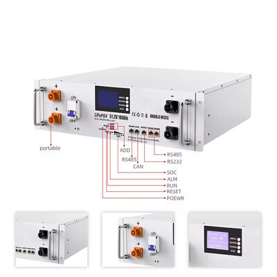 ποιότητας Εργοστάσιο Yunfan 5.12kWh Rack Mount Lithium Storage Battery 51.2V 100Ah 6000 κύκλοι συμβατό με τους περισσότερους ηλιακούς μετατροπείς OEM ODM εργοστάσιο