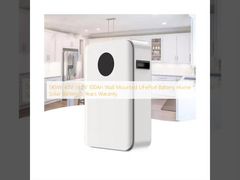 5KWh 48V 51.2V 100Ah Τείχος LiFePo4 μπαταρία για το σπίτι Ηλιακή μπαταρία 5 χρόνια εγγύηση